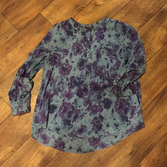 Lucky Brand Tops - Lucky Blouse Purple Pattern XL